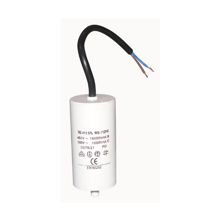 Condensatore 16 micro farad 450v per 1010 condensatori condensazione elettricità faac - 1