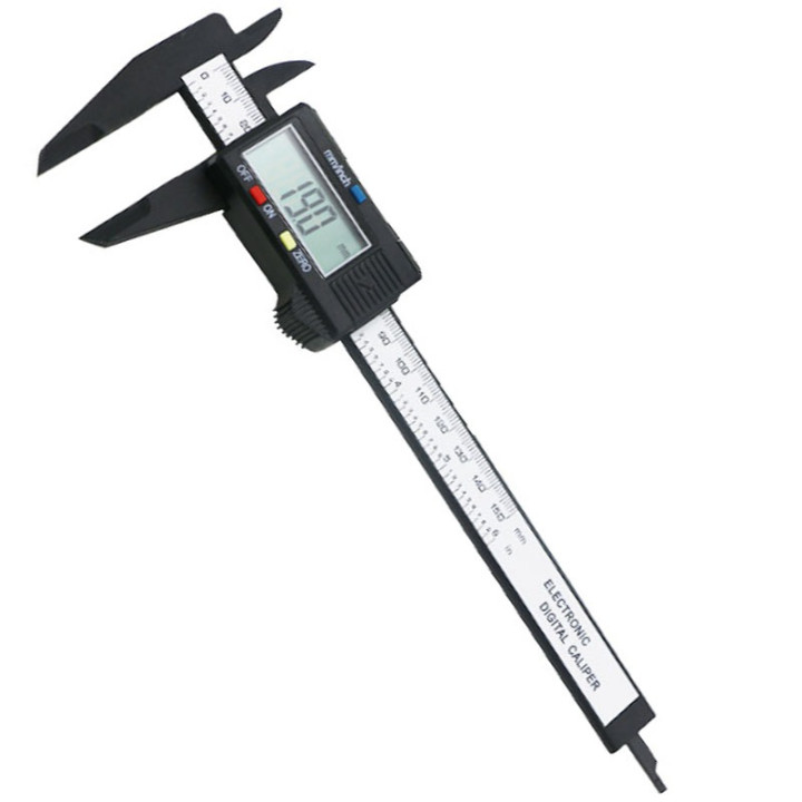 Schieblehre mit digitaler anzeige 150mm 6 0.01mm dca150 jr international - 1