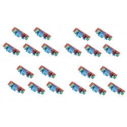 20 pcs Rojo DC12V Tire Delay Timer Interruptor Módulo de relé ajustable 0 a 10 Segundo T1098 P jr international - 1