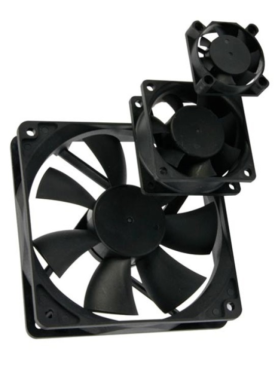 12v 12vdc fan bearing a plain bearing bls12 / 92x92x25mm bls12 92/92 jr international - 1