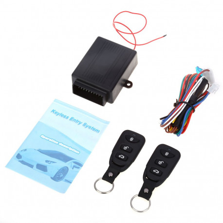 433.92MHz Universal Car Vehicle Remote Central Kit Door Lock Unlock Electric Lock and Air Lock Window Up Keyless Entry System jr