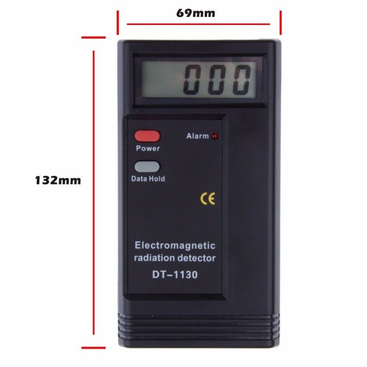 DT-1130 medidor de radiación electromagnética medidor de radiación de alta y baja frecuencia eclats antivols - 1