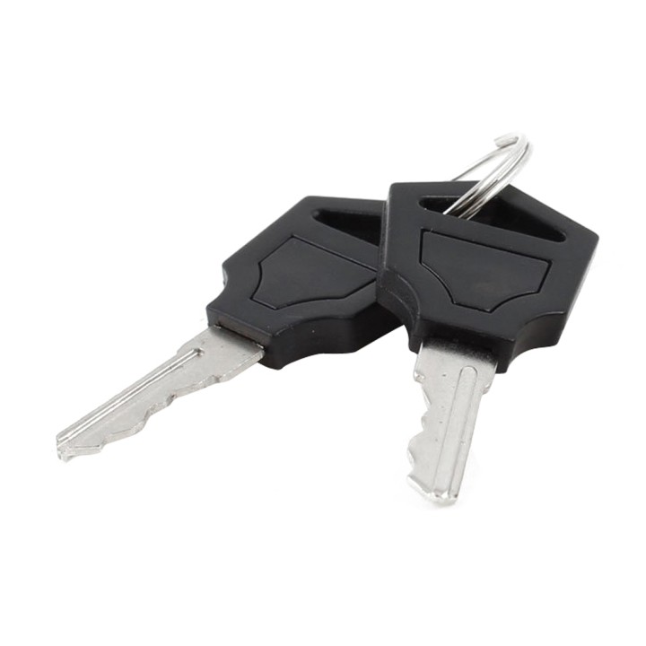 Serrure tubulaire Interrupteur 2 Bornes + 2 Clés plate En Alliage de Zinc Verrouillage electrique jr international - 1