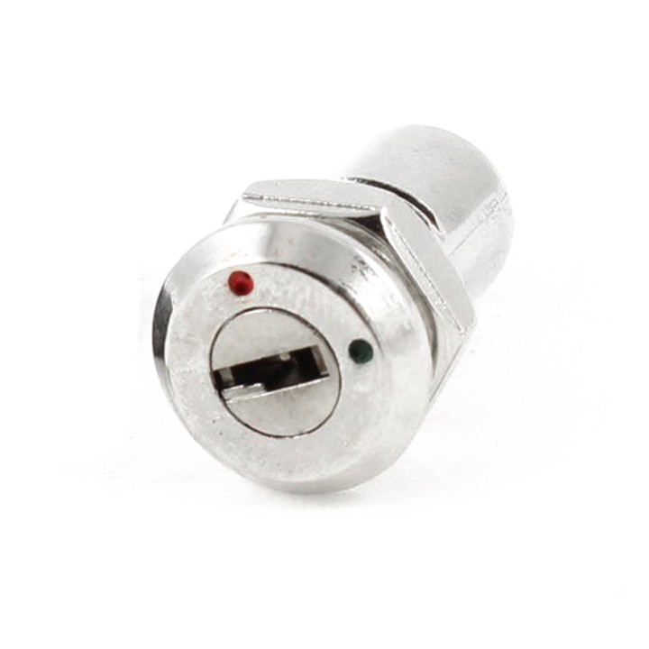 Serrure tubulaire Interrupteur 2 Bornes + 2 Clés plate En Alliage de Zinc Verrouillage electrique jr international - 2
