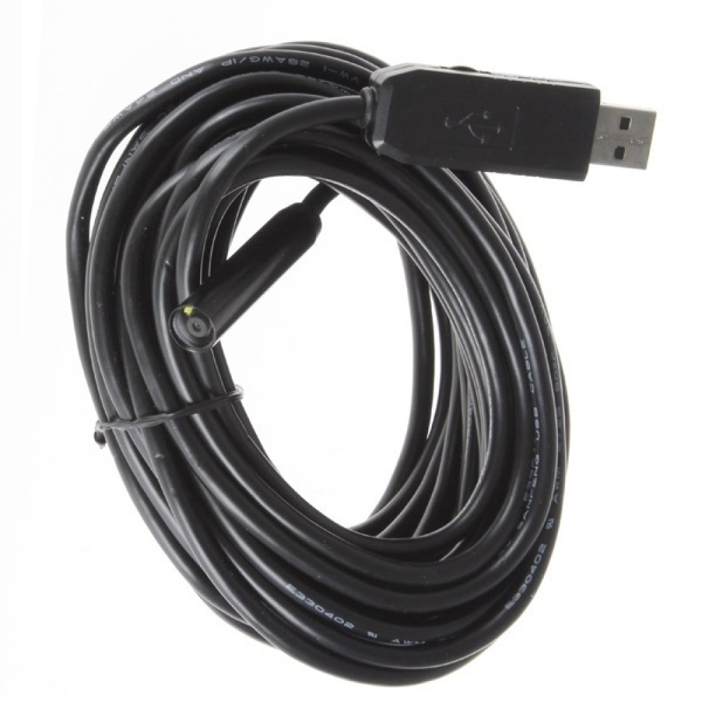 10m usb video cámara de inspección endoscopio tubo de color del tubo de desbloqueo llevó impermeable ip66 jr international - 1