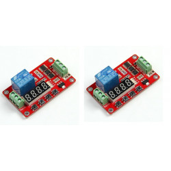 2 X Multifunzione auto -lock relay cycle timer modulo plc home automation delay 12v jr international - 13