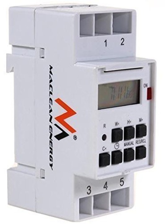 Maclean MCE09 Temporizador digital semanal Schedule 16A en carril DIN eclats antivols - 7
