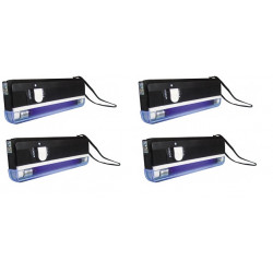 4 X Rivelatore su pile modello grande banconote false tubo elettrico ultravioletto jr international - 7