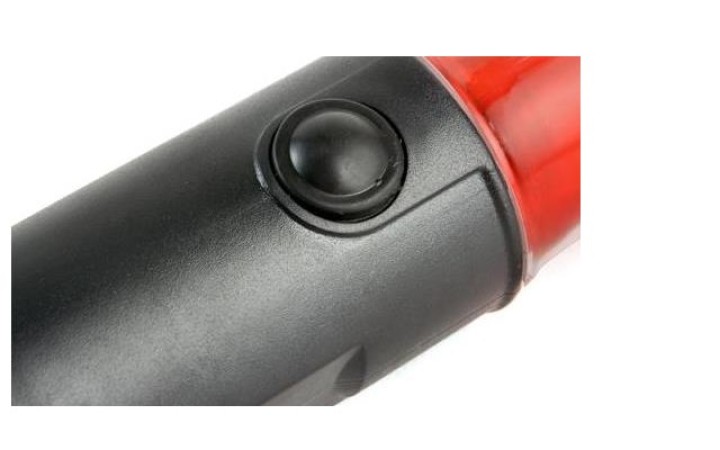 Baton lumineux 26cm torche Eclairage led lumiere blanche circulation route aeroport eclats antivols - 2