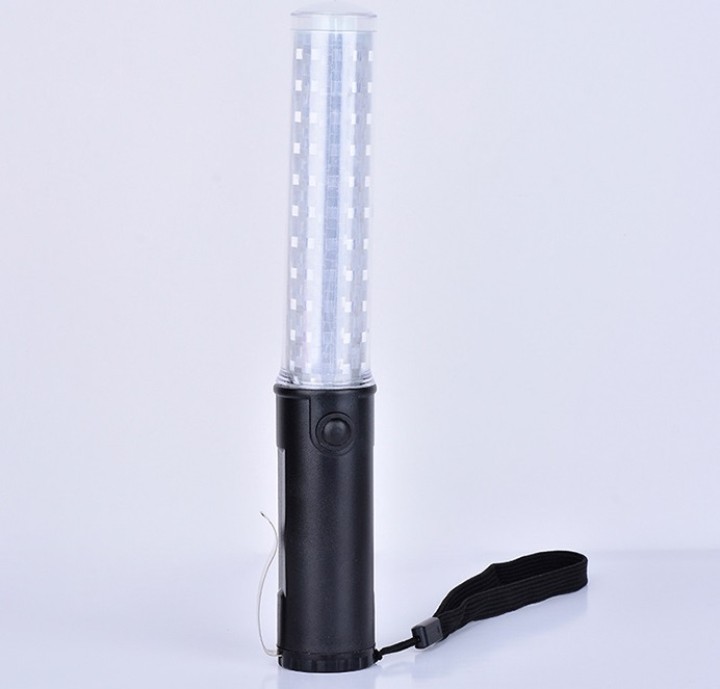 Baton lumineux 26cm torche Eclairage led lumiere blanche circulation route aeroport eclats antivols - 3