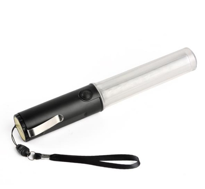 Baton lumineux 26cm torche Eclairage led lumiere blanche circulation route aeroport eclats antivols - 4