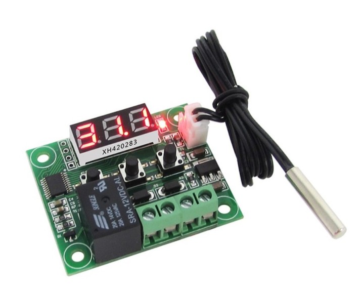 W1209 DC12V Digital temperatura fredda di calore termometro termostato di controllo di temperatura di accensione / spegnimento -