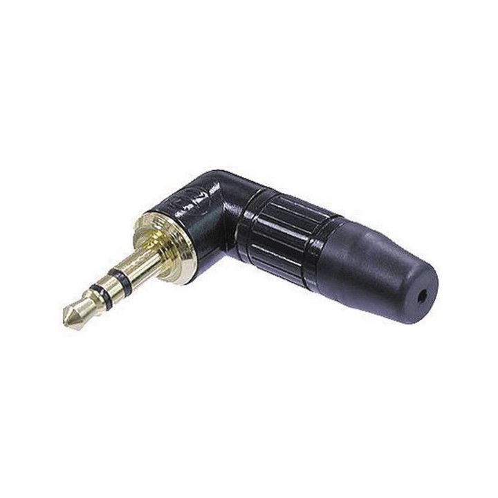 Neutrik conector 3.5mm acodado negro velleman - 1