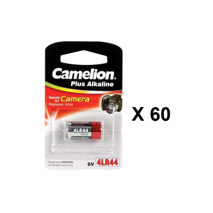 60 PCS Pila alcalina 6v 4lr44 476a 6V 4LR44 batteria 476a PX28A A544 antiabbaio PetSafe v34px 07:34 4nz13 v4034px 4G13 4034px px