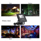 Projecteur LED RGB 10w Lampe Extérieur IP66 avec 16 Couleurs et 4 Modes d'éclairage pour Déco