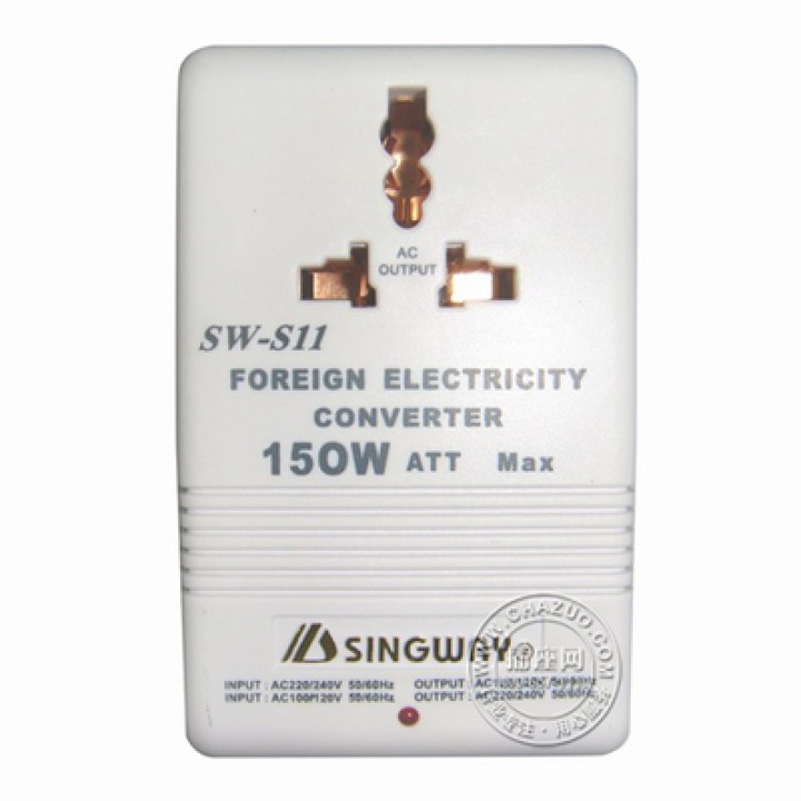 Step Down Travel Voltage Converter 150W eclats antivols - 2