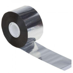 Ruban adhesif aluminium renforce 50mm 50m scotch cable chauffant anti gel isolation joint eclats antivols - 1