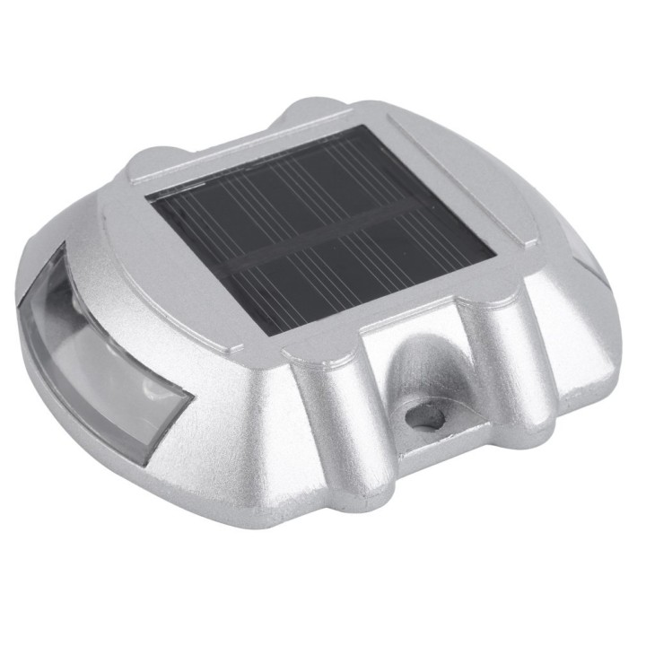 Segnale stradale ambra per segnaletica con illuminazione solare 6 led segnaletica stradale per la sicurezza eclats antivols - 2