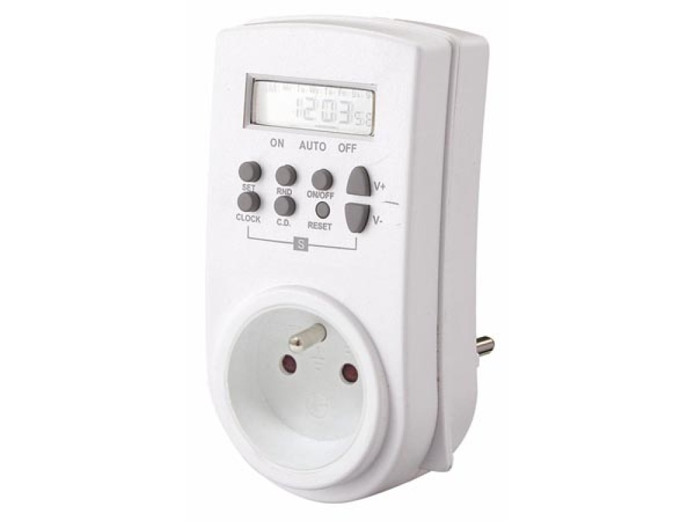 Digital timer weekly programmable velleman - 1