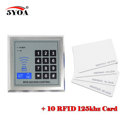 RFID Proximity Eintrag Türschloss Access Control System Maschine Gerät Sicherheit Qualität 5YOA + 10 RFID Karte eclats antivols 