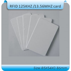 RFID-Karte 13.56Mhz ISO14443A MF S50 Re-beschreibbare Proximity Smart Card NFC-Karte 0.8mm Dünn für Access Control System jr int