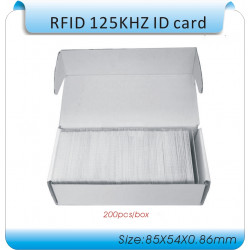 100 x Scheda RFID 13.56Mhz ISO14443A MF S50 Scheda Smart di prossimità di nuova scrittura Scheda NFC 0,8 mm sottile per il siste