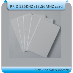 20 x Scheda RFID 13.56Mhz ISO14443A MF S50 Scheda Smart di prossimità di nuova scrittura Scheda NFC 0,8 mm sottile per il sistem