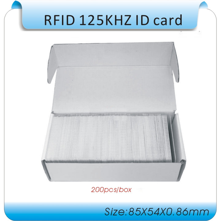 4 x RFID-Karte 13.56Mhz ISO14443A MF S50 Re-beschreibbare Proximity Smart Card NFC-Karte 0.8mm Dünn für Access Control System ec