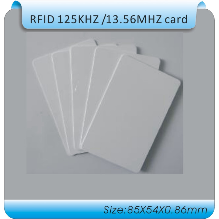 4 x RFID-Karte 13.56Mhz ISO14443A MF S50 Re-beschreibbare Proximity Smart Card NFC-Karte 0.8mm Dünn für Access Control System ec