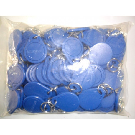 50 X ISO14443A RFID 13.56MHz S50 Fibra inteligente IC Fobs / IC Tag / NFC Tag 3H Memoria 1K Reescribible Impermeable eclats anti