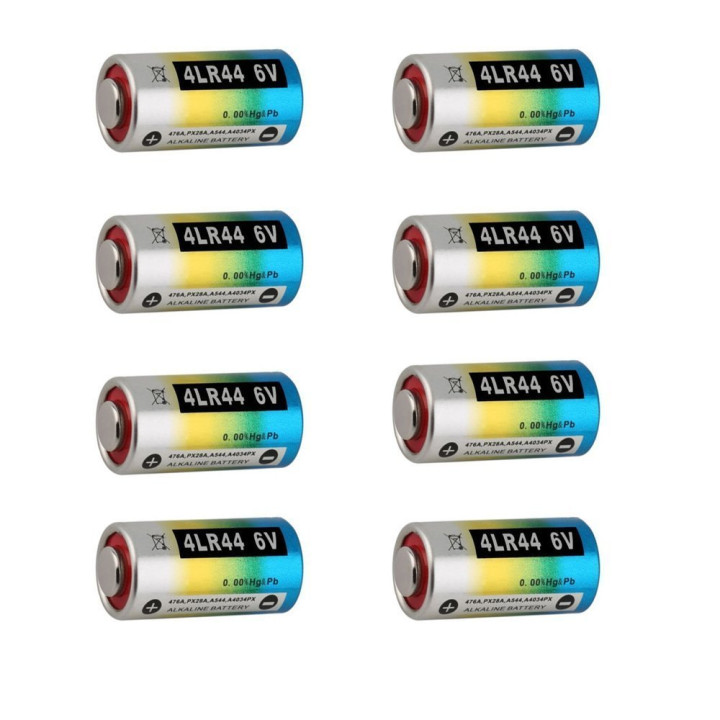 1000 Pila alcalina 6v 4lr44 476a 6V 4LR44 batteria 476a PX28A A544 antiabbaio PetSafe v34px 07:34 4nz13 v4034px 4G13 4034px px28