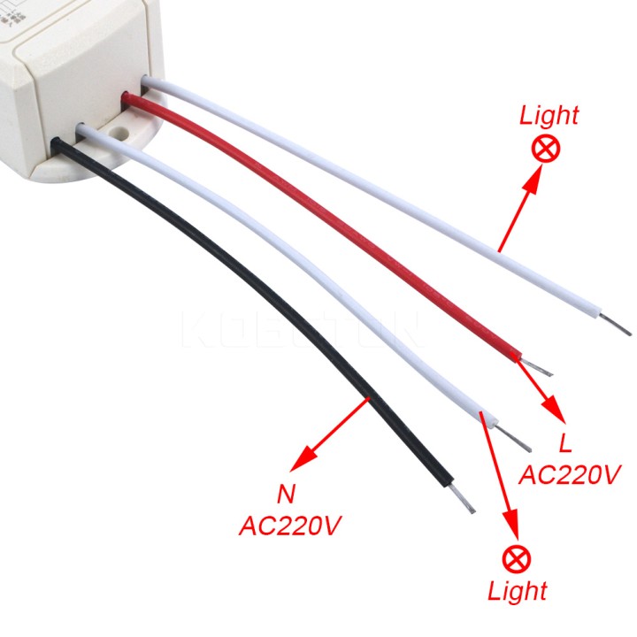 Interruttore 220 V IR Modulo a infrarossi Sensore del corpo Intelligente Lampada luminosa Sensore di movimento eclats antivols -