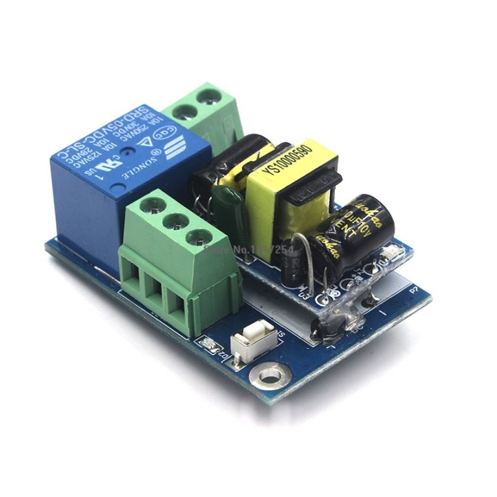 Módulo del interruptor de relé de la CA 220V WIFI Control remoto del temporizador del teléfono del modo de la Uno mismo-cerradur