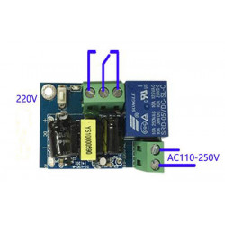 Módulo del interruptor de relé de la CA 220V WIFI Control remoto del temporizador del teléfono del modo de la Uno mismo-cerradur