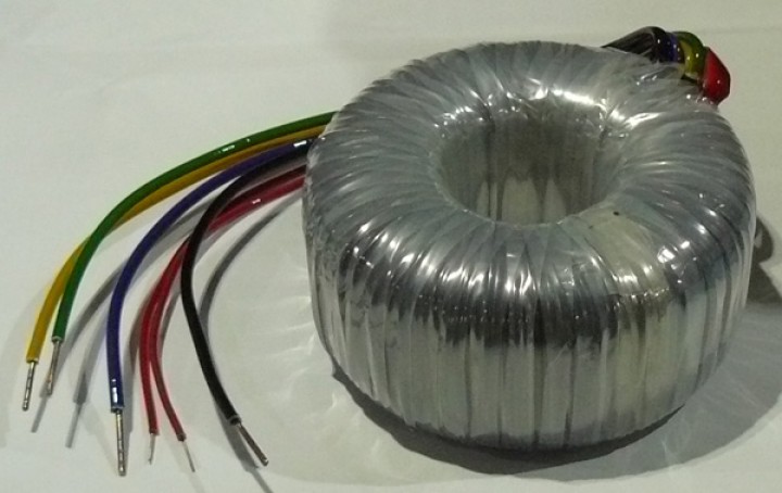 Transformer toroidal 2 x 21v power supply 220v 300va power supply 2 x 22v 2 x 7.14A eclats antivols - 1