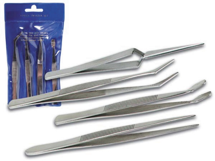 Set of 4 tweezers velleman - 1
