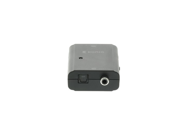 Toslink 1x Toslink Buchse + 1x SPDIF (Cinch) Buchse - 2x Cinch Buchse Dunkelgrau konig nedis - 3