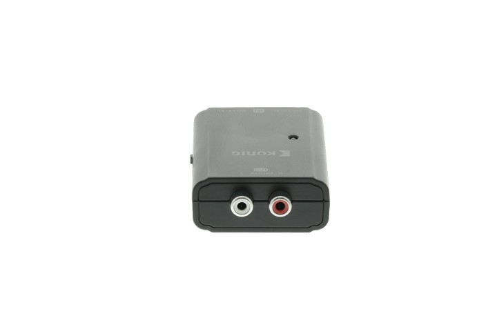 Toslink 1x Toslink Buchse + 1x SPDIF (Cinch) Buchse - 2x Cinch Buchse Dunkelgrau konig nedis - 4