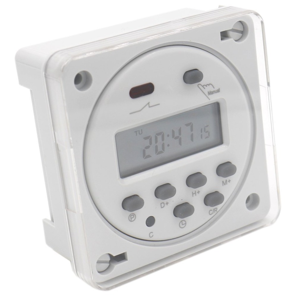 CN101 DC 12V Digital LCD Power Programmable Timer Time Relay Switch