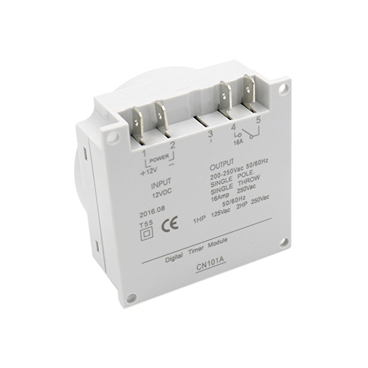 CN101 DC 12V Digital LCD Leistung programmierbare Timer Zeitrelais-Schalter eclats antivols - 2