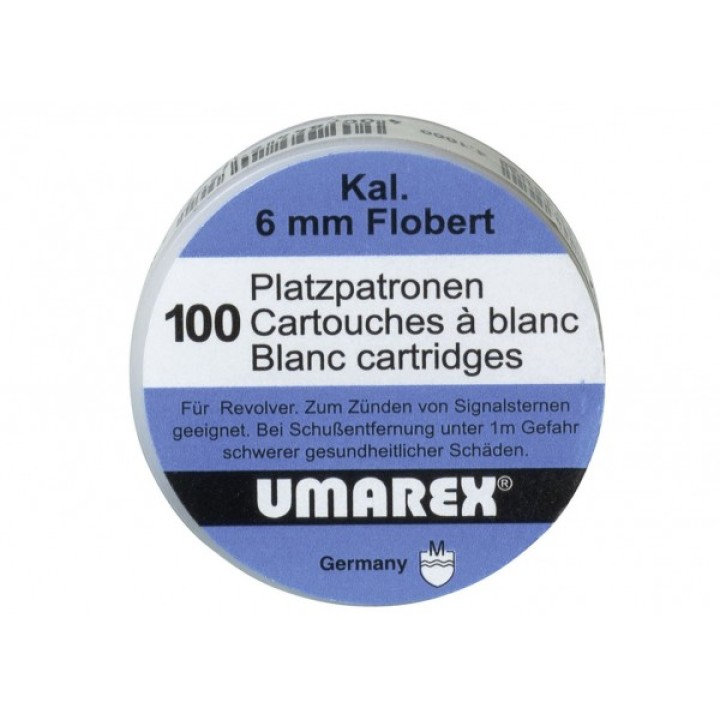 Cartouche a blanc 6mm Flobert umarex boite de 100 pour revolver ou pistolet. eclats antivols - 3