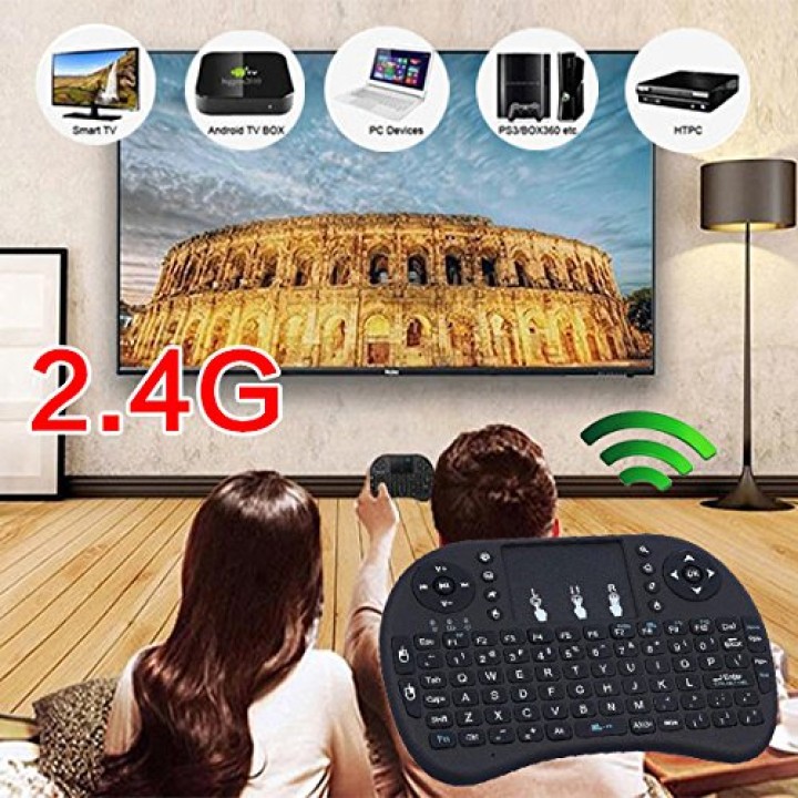 2.4GHz drahtlose i8 Tastatur Touchpad i8 Tastatur 4 Versionen für Android TV BOX Air Maus PS3 PC eclats antivols - 6