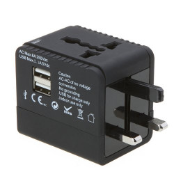 Travel Adapter International Universal Power Adapter All-in-one 5V 2.1A 2 USB 110 240V jr international - 11