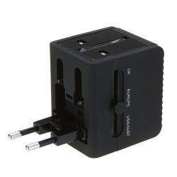Travel Adapter International Universal Power Adapter All-in-one 5V 2.1A 2 USB 110 240V jr international - 1