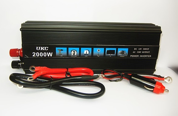 Tensione convertitore 12v 220v 2000w sinusoidale modificata psi2000b 12vdc 230vac 230v 240v velleman - 5