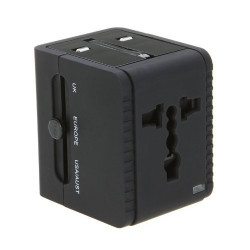 Travel Adapter International Universal Power Adapter All-in-one 5V 2.1A 2 USB 110 240V jr international - 2