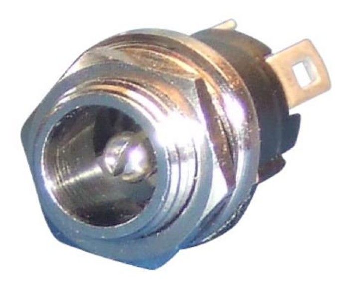 Enchufe hembra 5.5 mm x 2.1 mm por armazon a atornillar cen - 1