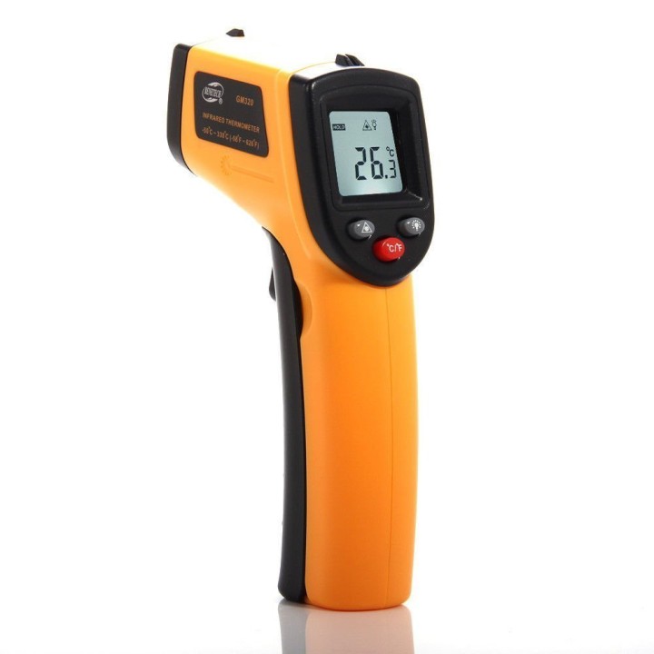 IR-Infrarot-Digitaltemperaturthermometer (-50 ° C bis 330 ° C) eclats antivols - 4