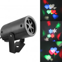 Hot Mini Led Laser Lights proyector láser de navidad Show 4W patrón de luz móvil Christmas Wedding Party spotlight logo Lámpara 