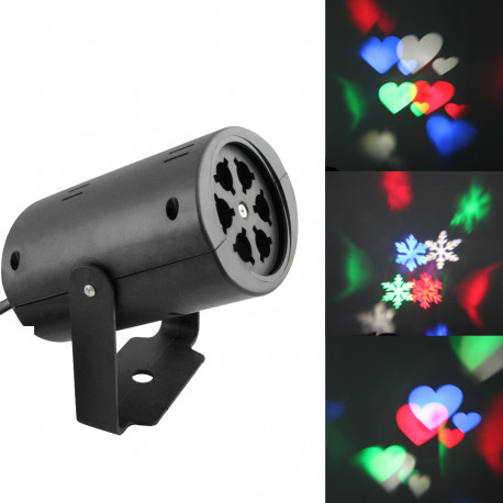Hot Mini Led Laser Lights proyector láser de navidad Show 4W patrón de luz  móvil Christmas Wedding Party spotlight logo Lám